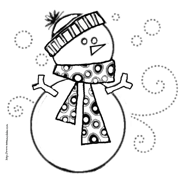 dessin bonhomme de neige olaf