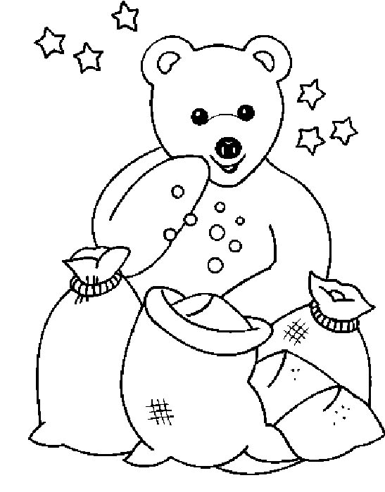 coloriage à dessiner bonne nuit les petit