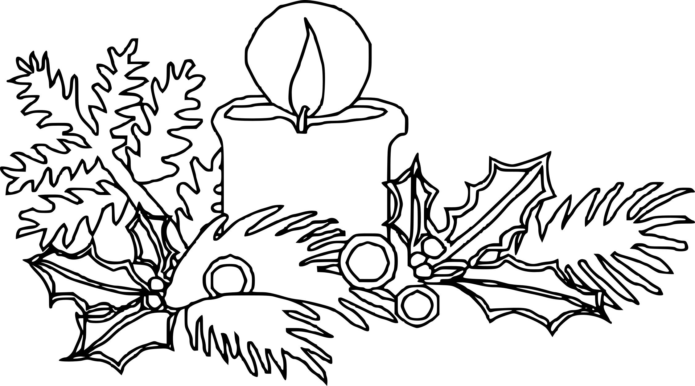 39 Dessins De Coloriage Bougie A Imprimer