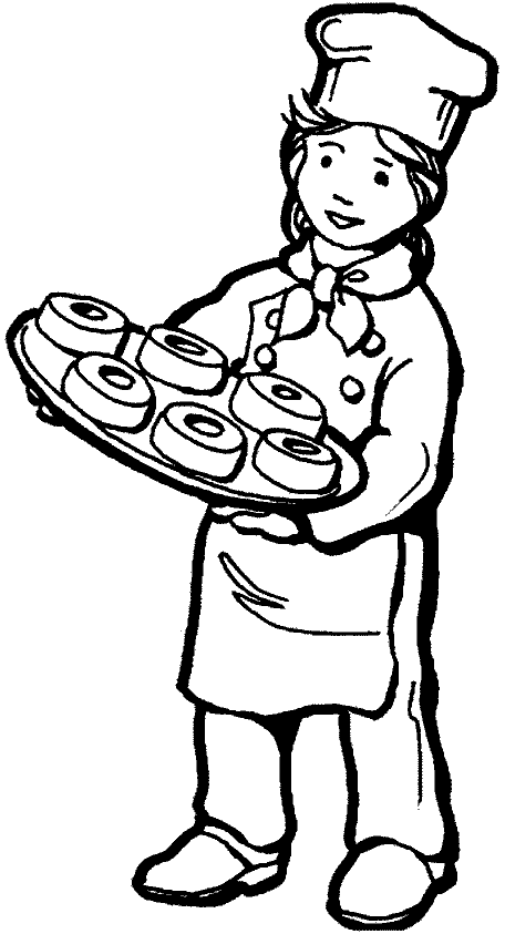 coloriage boulangerie maternelle