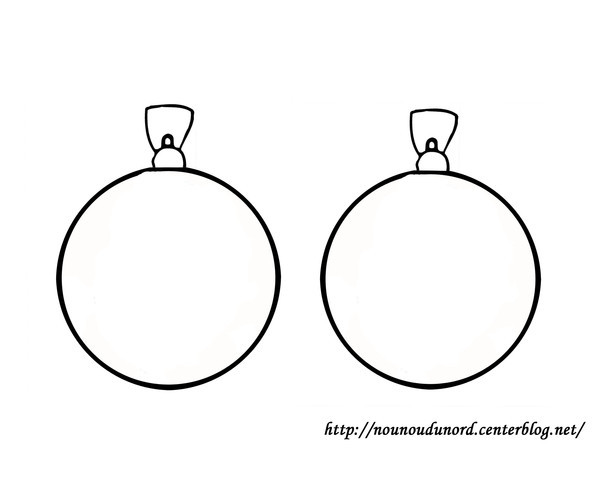 dessin grosse boule de noel