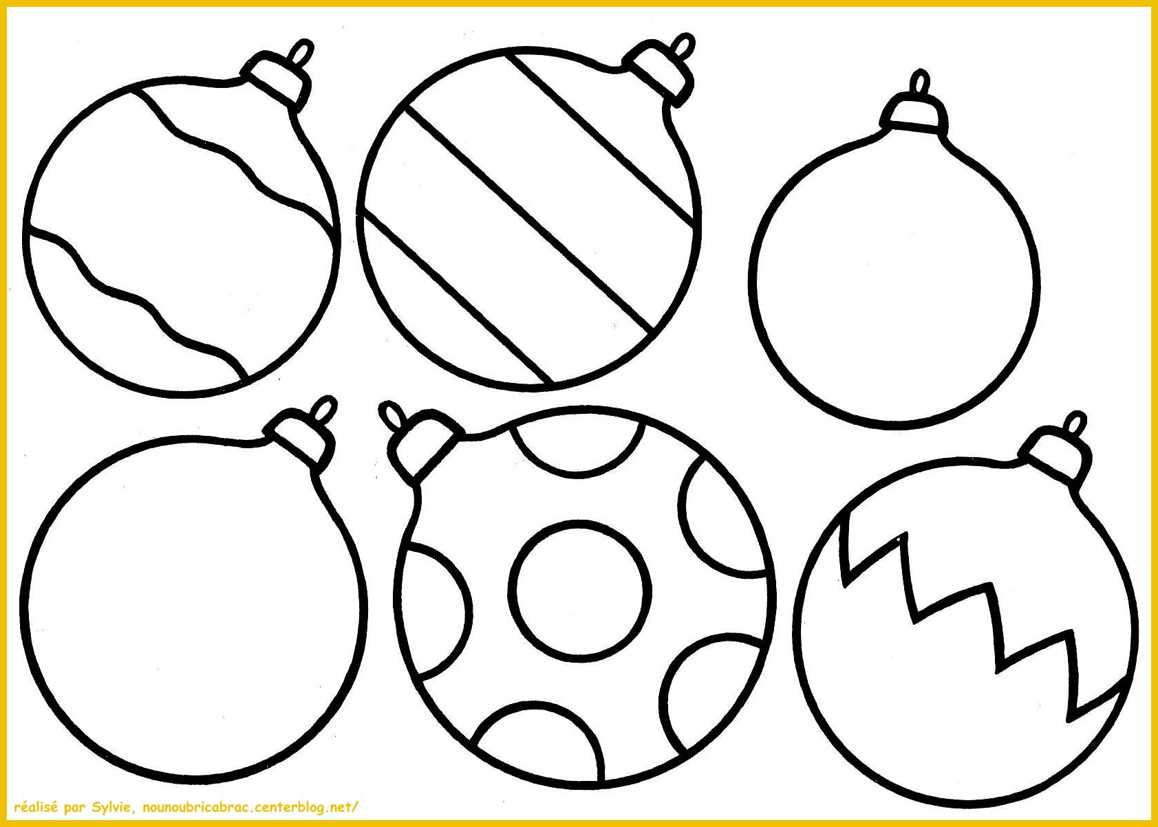 10   Coloriage ornement De Noel