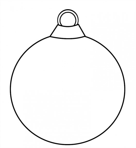 coloriage a dessiner boule de noel maternelle