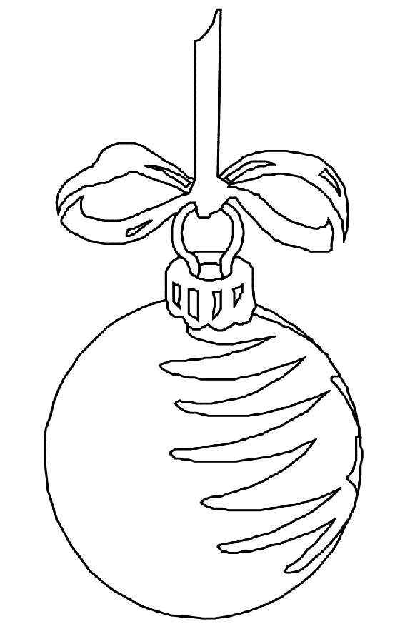dessin de boule de noel a imprimer gratuit