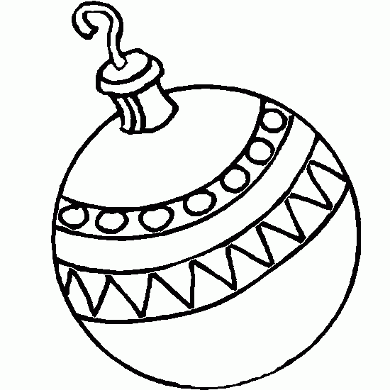 coloriages boule de noel imprimer