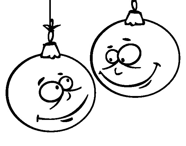 dessin boule de noel ce1