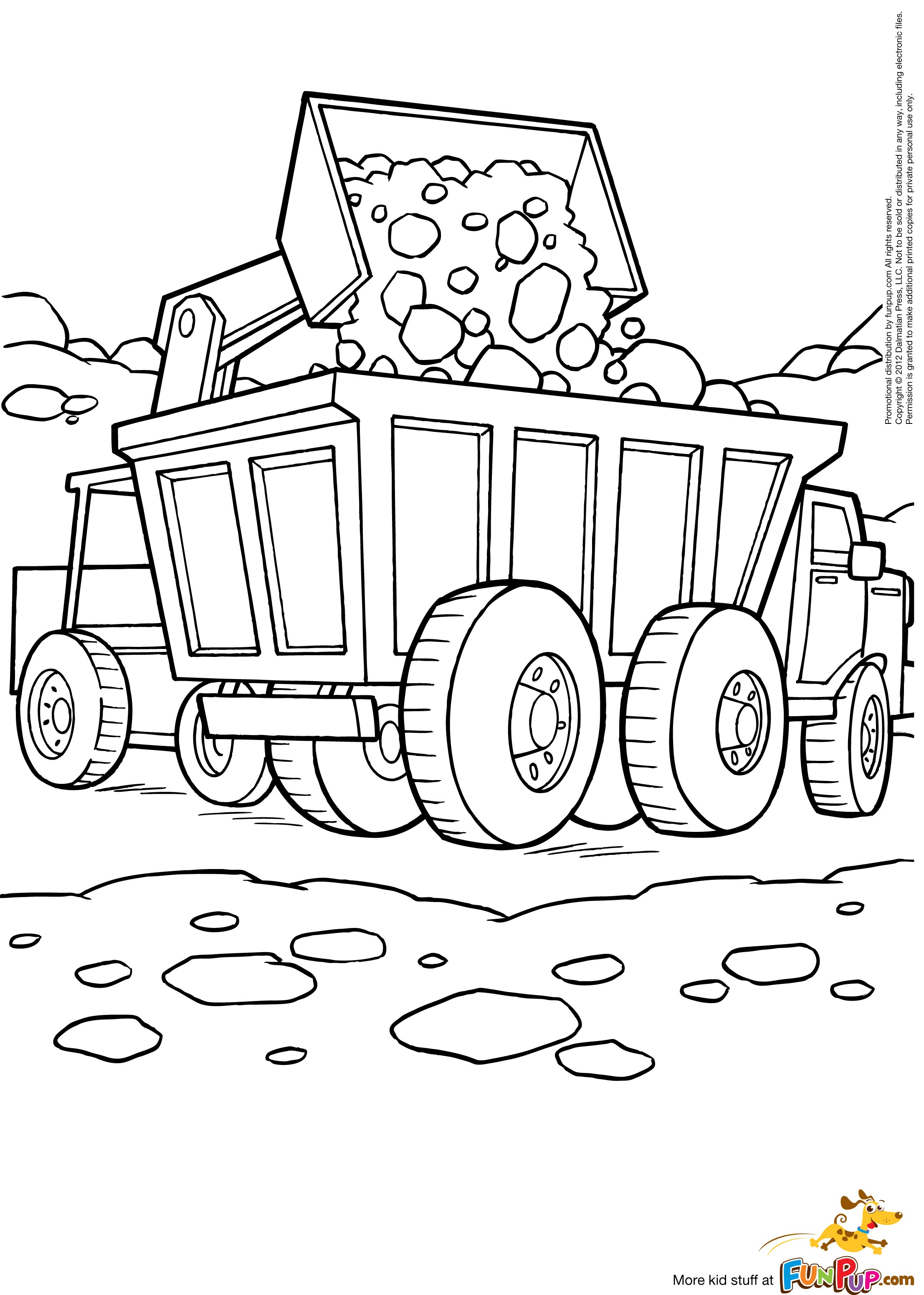 coloriage à dessiner bulldozer gratuit