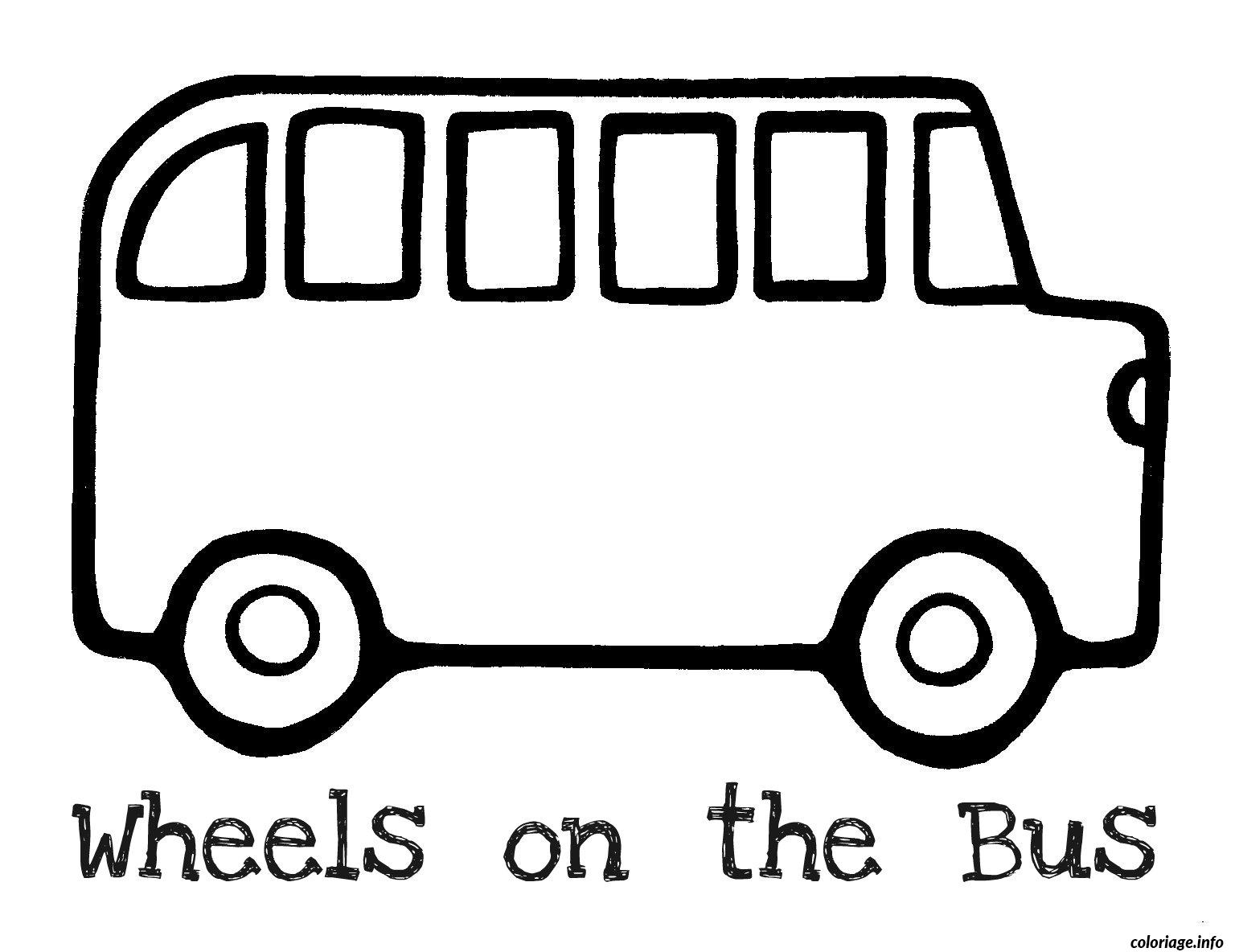 30 dessins de coloriage Bus Enfant imprimer Voir le dessin