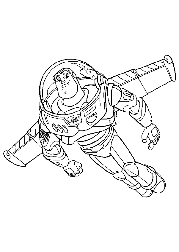 jeux coloriage  dessiner buzz l eclair