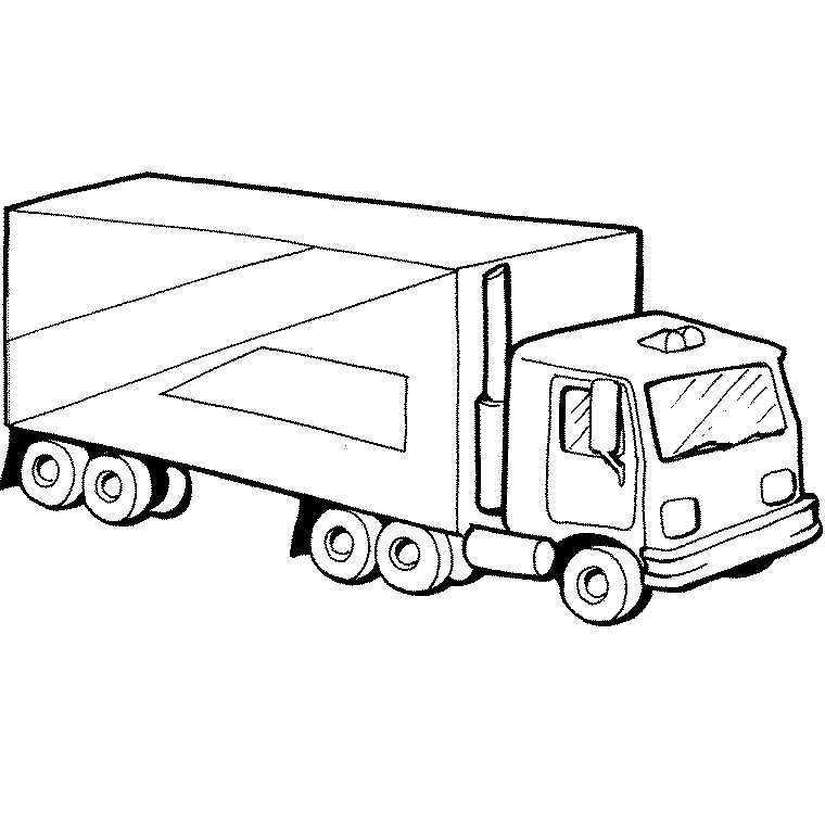 coloriage camion pompier