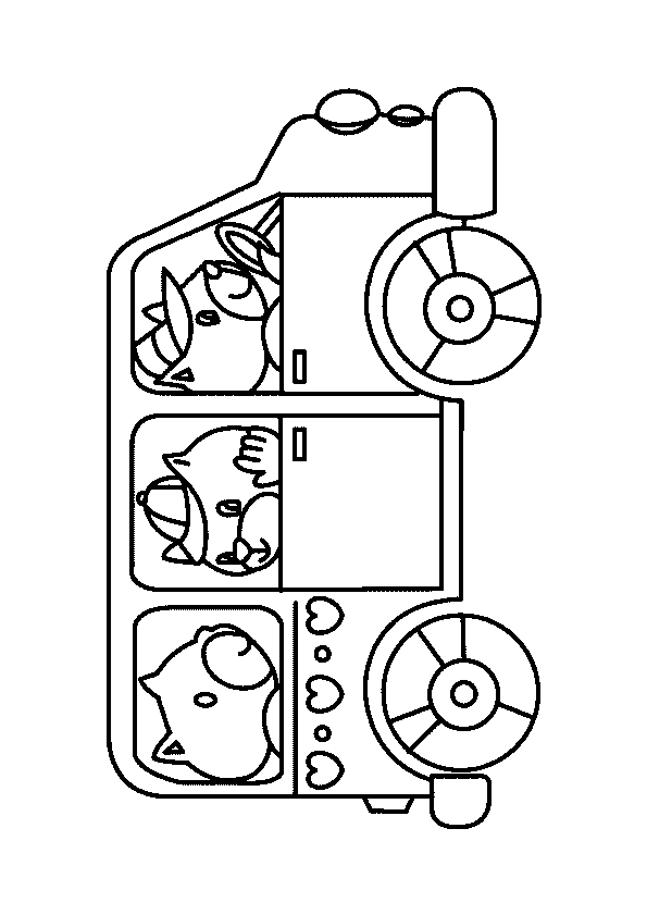 coloriage camion poubelle