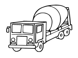 Image De Camion A Imprimer  Coloriage Camion Remorque Camion 13