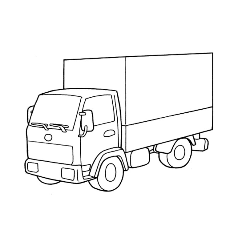 coloriage camion