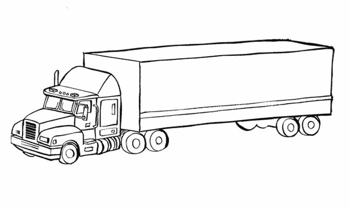 129 Dessins De Coloriage Camion à Imprimer