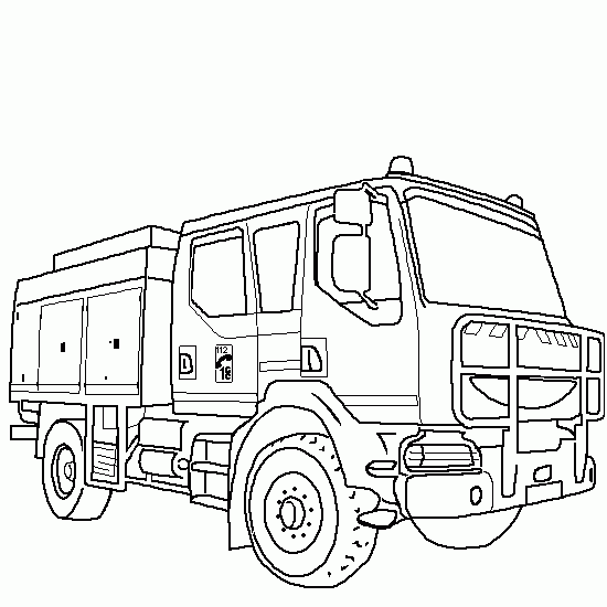 coloriage camion