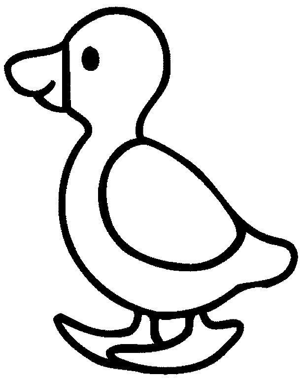 coloriage canard maternelle