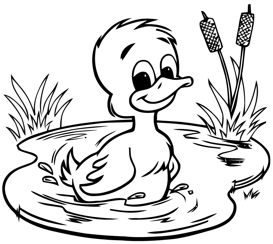 126 dessins de coloriage canard a imprimer henry la pieuvre