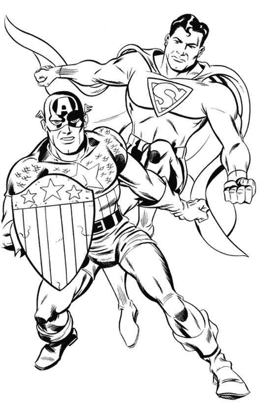 19 dessins de coloriage Captain America à Imprimer à imprimer coloriage captain america a imprimer