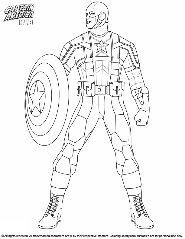 dessin bouclier captain america