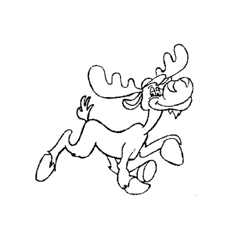 dessin à colorier caribou imprimer