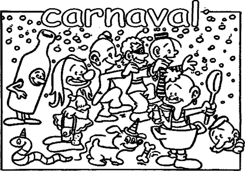 dessin carnaval de venise