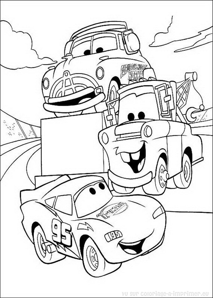 coloriage cars 2 a imprimer gratuit