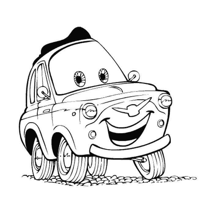 coloriage cars gratuit