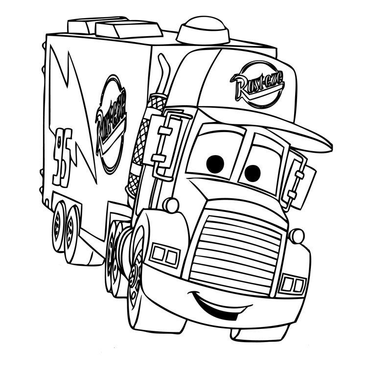 19 dessins de coloriage Cars Martin à imprimer