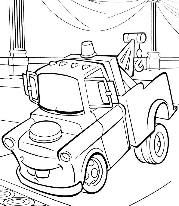 coloriage cars martin