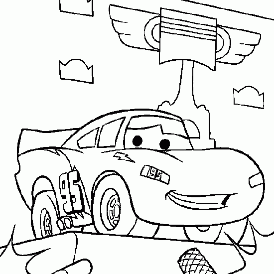 coloriage labyrinthe cars