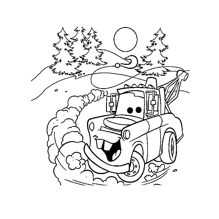 coloriage cars hello kitty