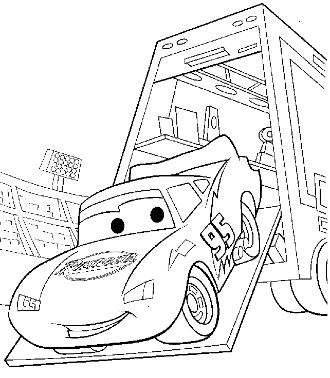 coloriage cars 0 imprimer