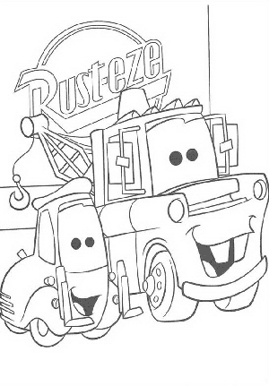 coloriage cars en ligne