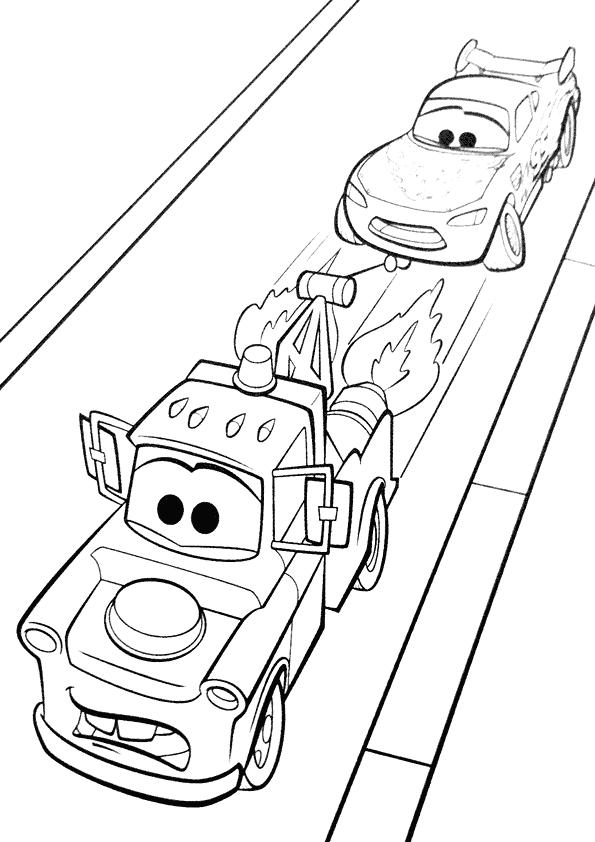 dessin cars 2 gratuit a imprimer