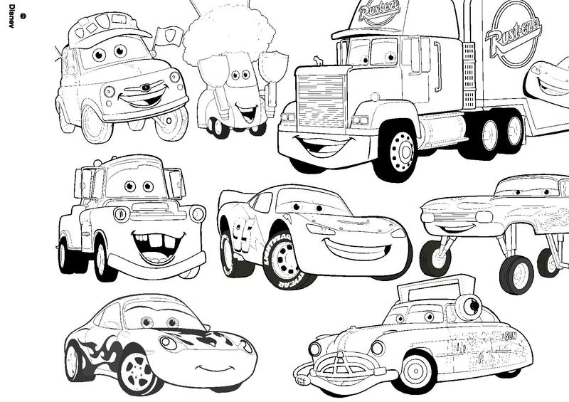 121 Dessins De Coloriage Cars à Imprimer