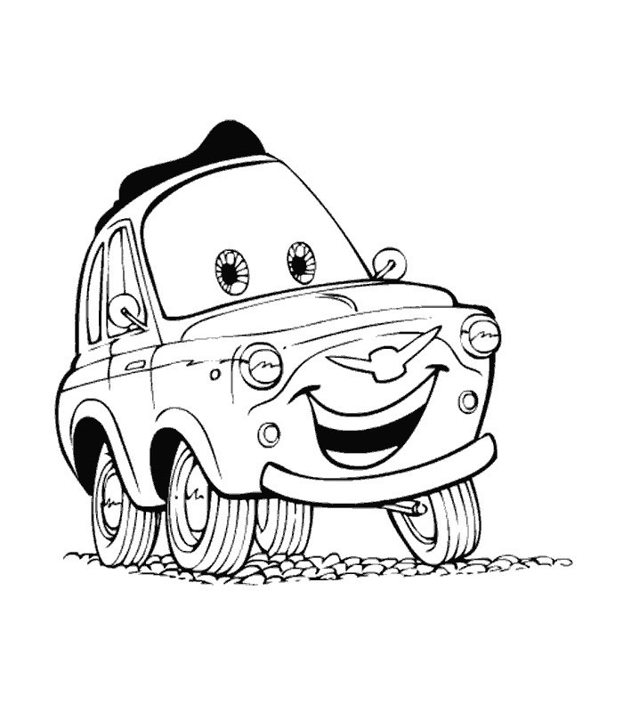 coloriage cars 1 gratuit