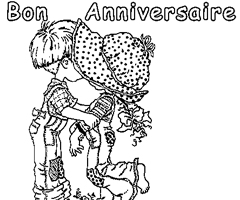dessin  colorier carte d'invitation