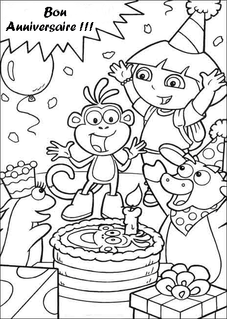 coloriage  dessiner a imprimer carte d'invitation