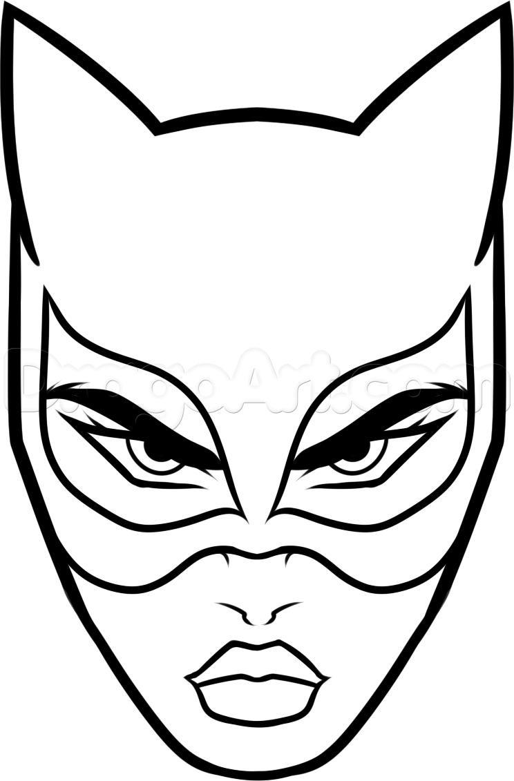 coloriage heros catwoman