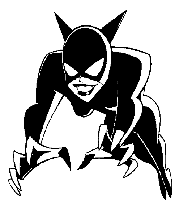 coloriage catwoman