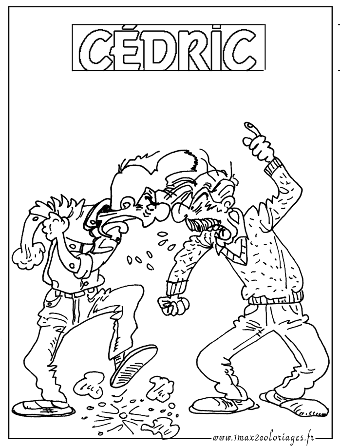 jeux de coloriage à dessiner de cedric