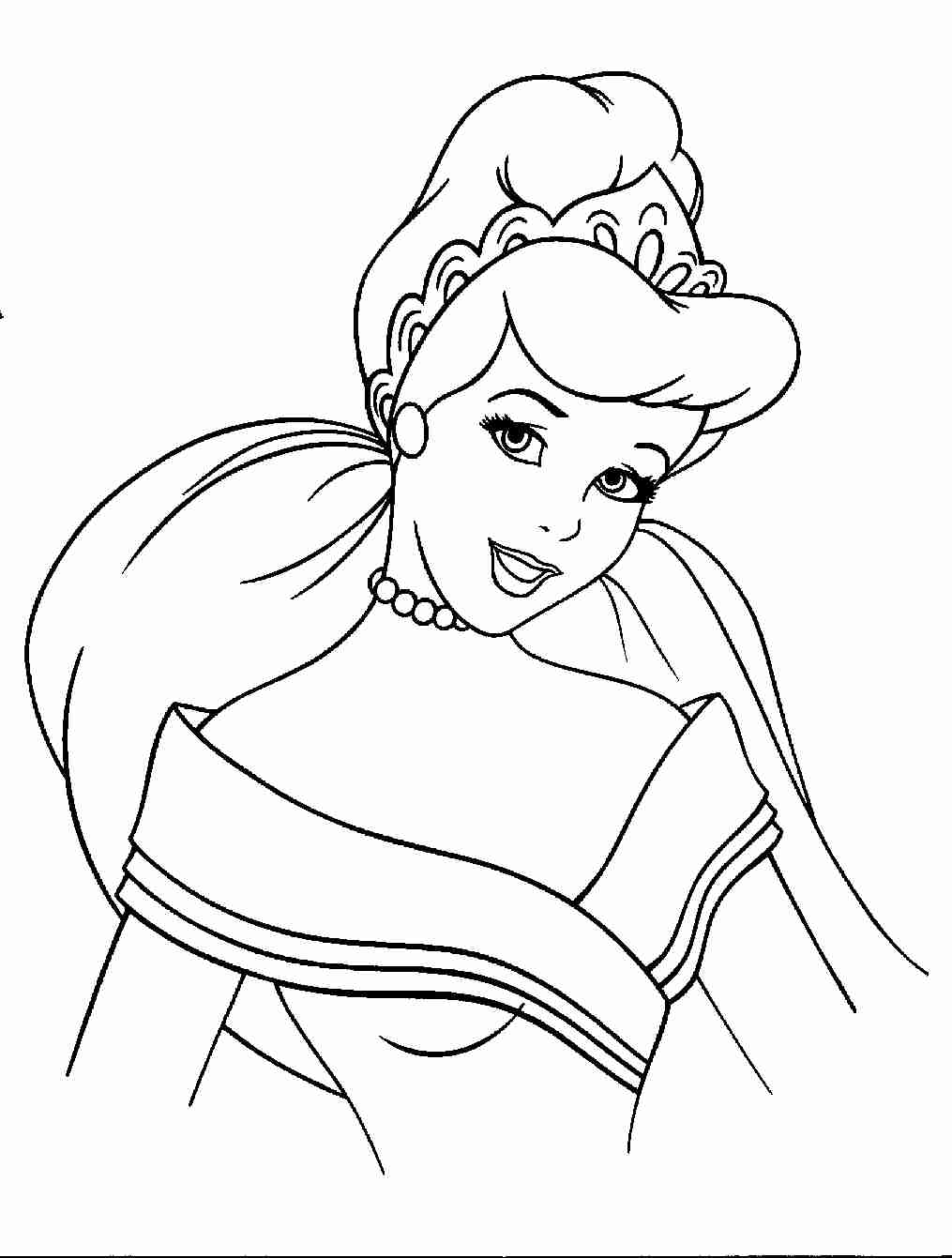 Dessins   imprimer Cendrillon Gratuit   colorier Voir le dessin