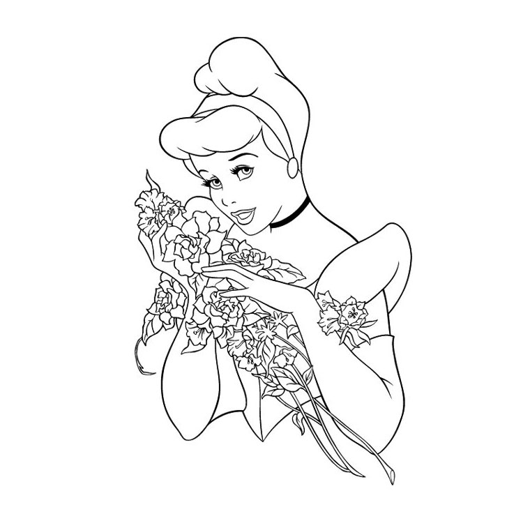 115 Dessins De Coloriage Cendrillon à Imprimer