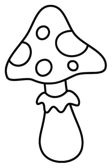 coloriage champignon en ligne