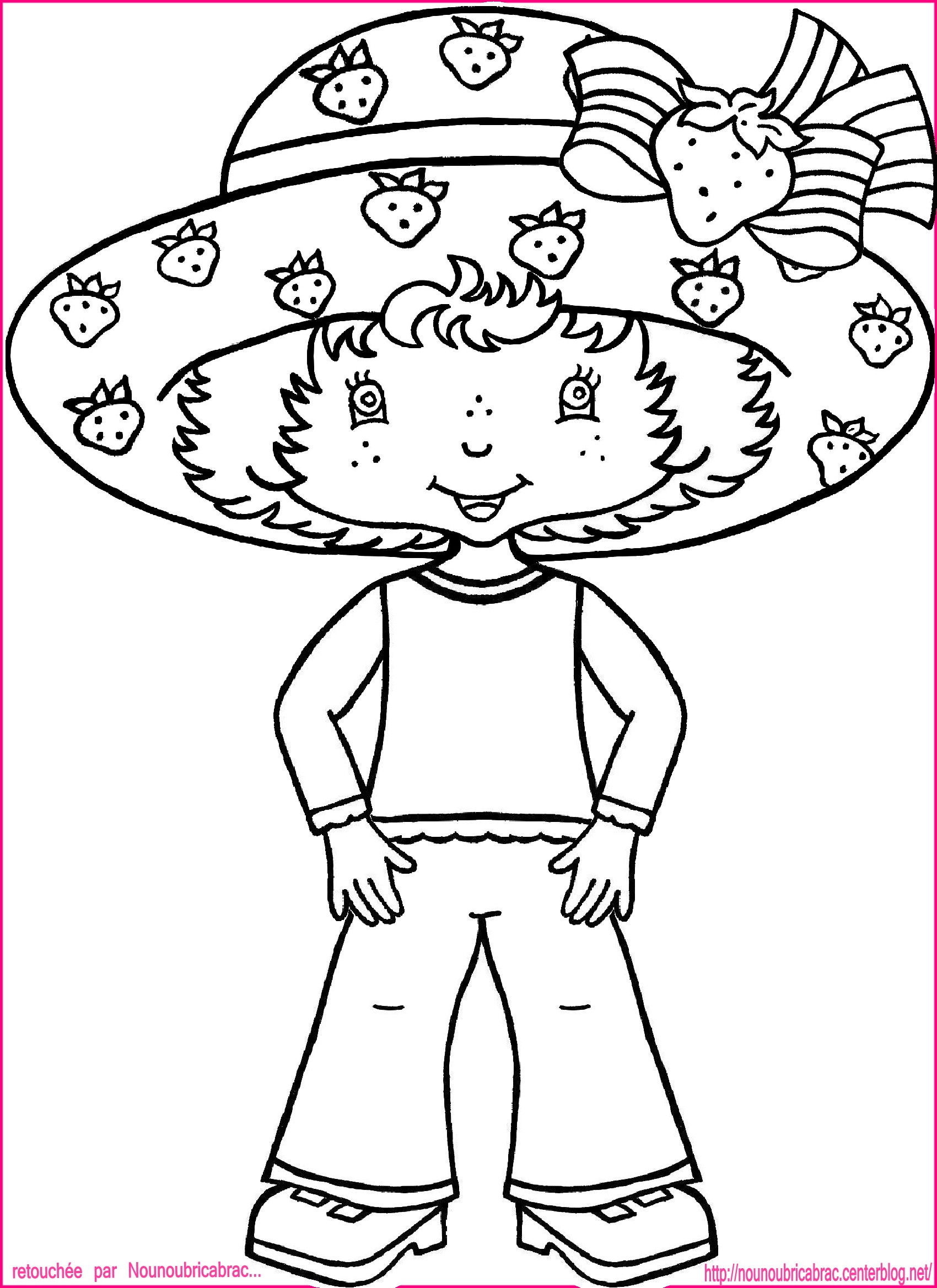 Charlotte Aux Fraises Coloriage Gratuit