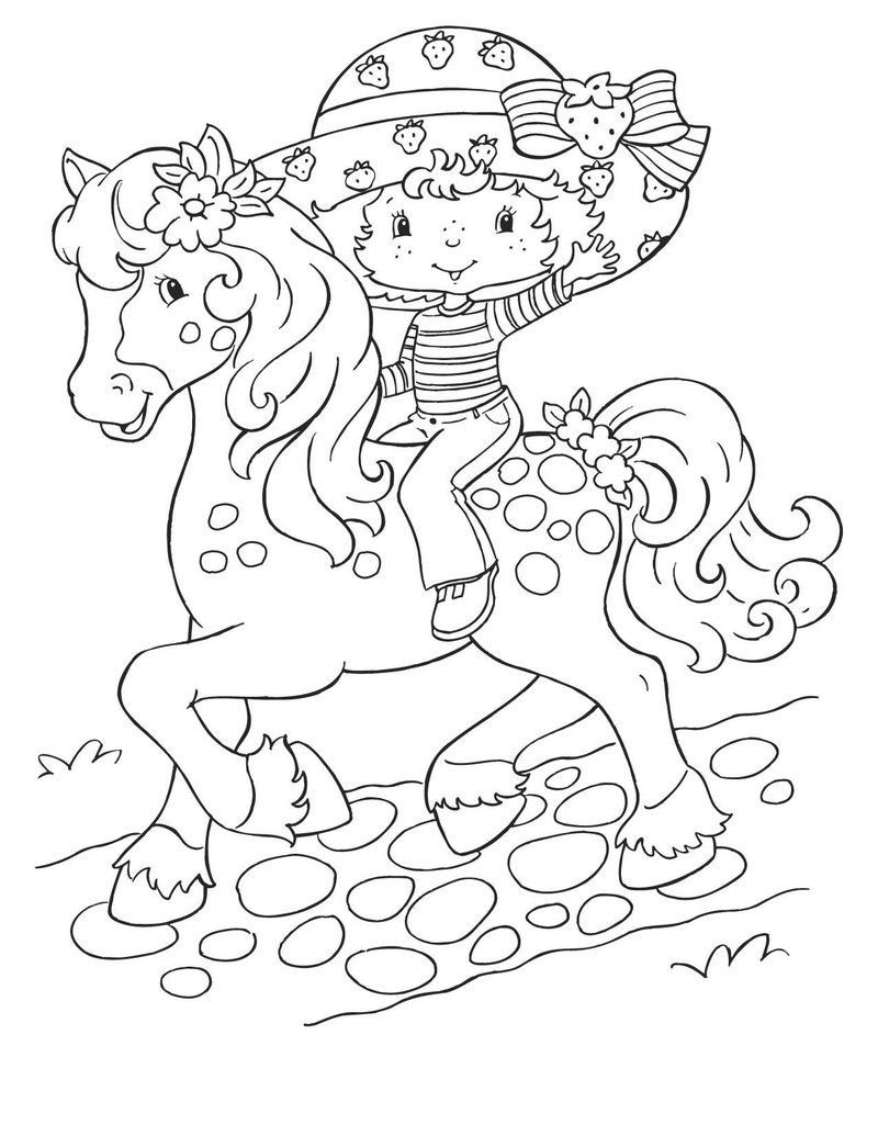 coloriage charlotte aux fraises gratuit