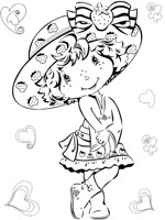 coloriage  dessiner charlotte aux fraises mimi citron