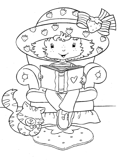 coloriage charlotte aux fraises gratuit