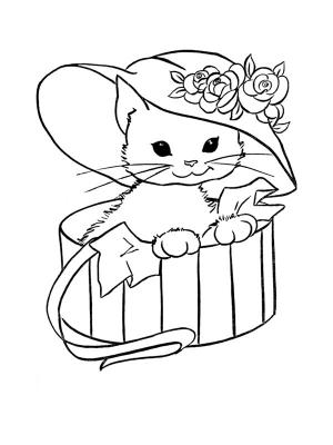 coloriage d'un chat