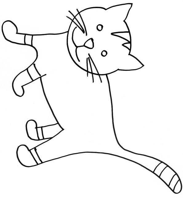 coloriage le chat de frankenstein